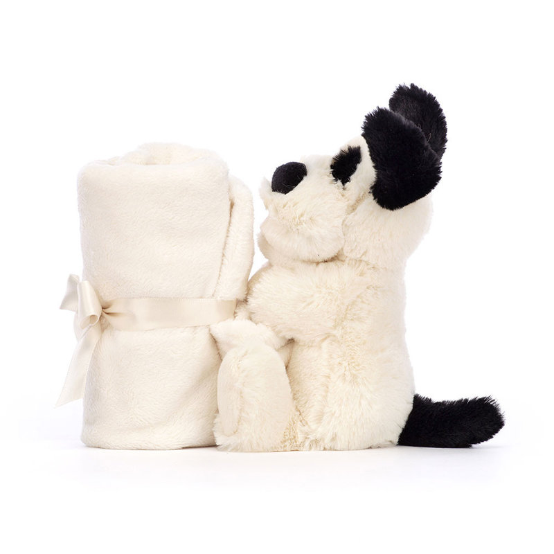 Peluche Chien Bashful Black and Cream Puppy avec doudou