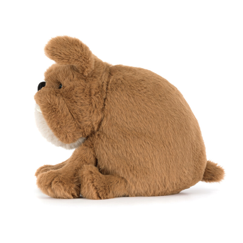 Peluche Chien Derreck Bulldog Jellycat profil