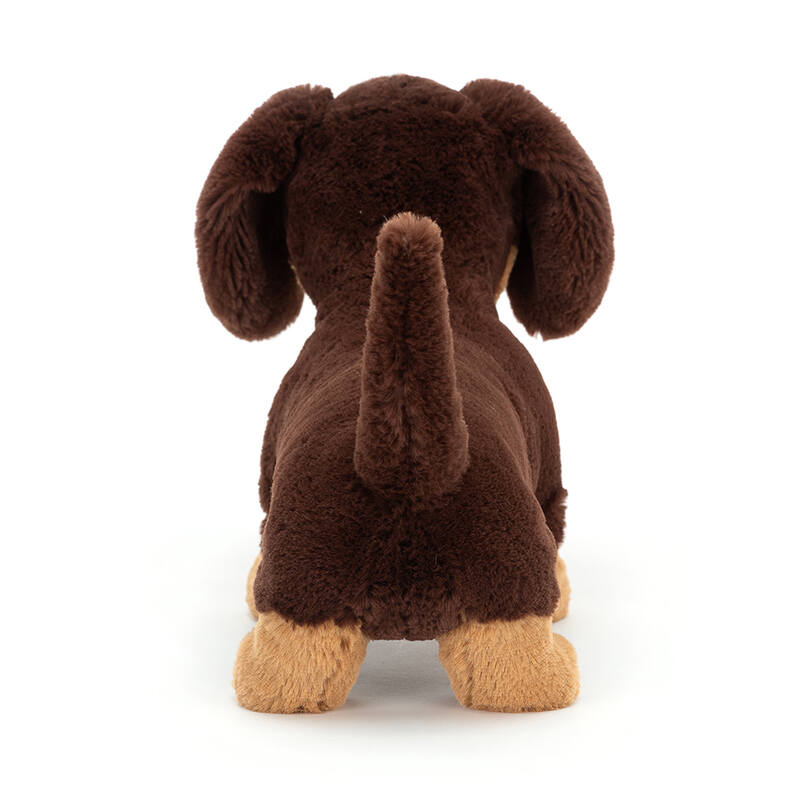 Peluche chien Otto Sausage Dog Jellycat arriere