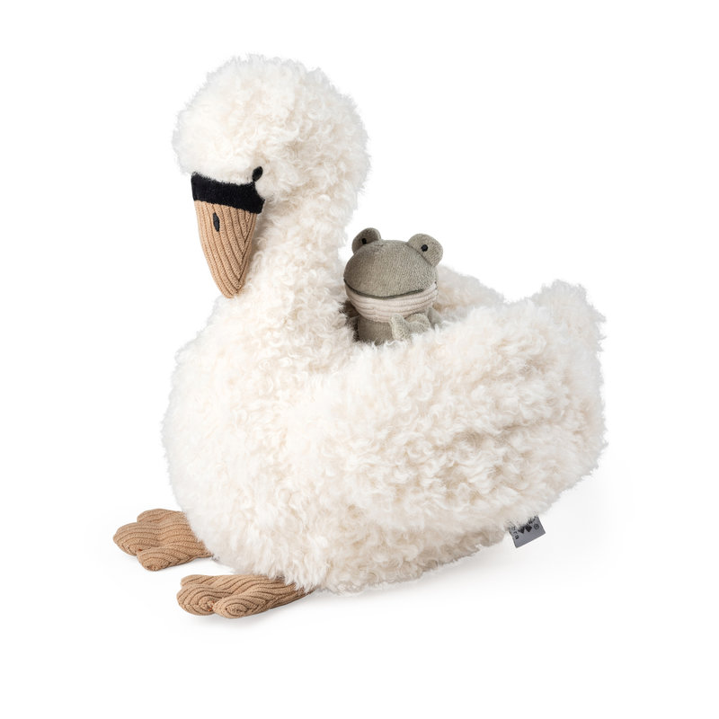 Peluche d'activité Cygne Sebra produit