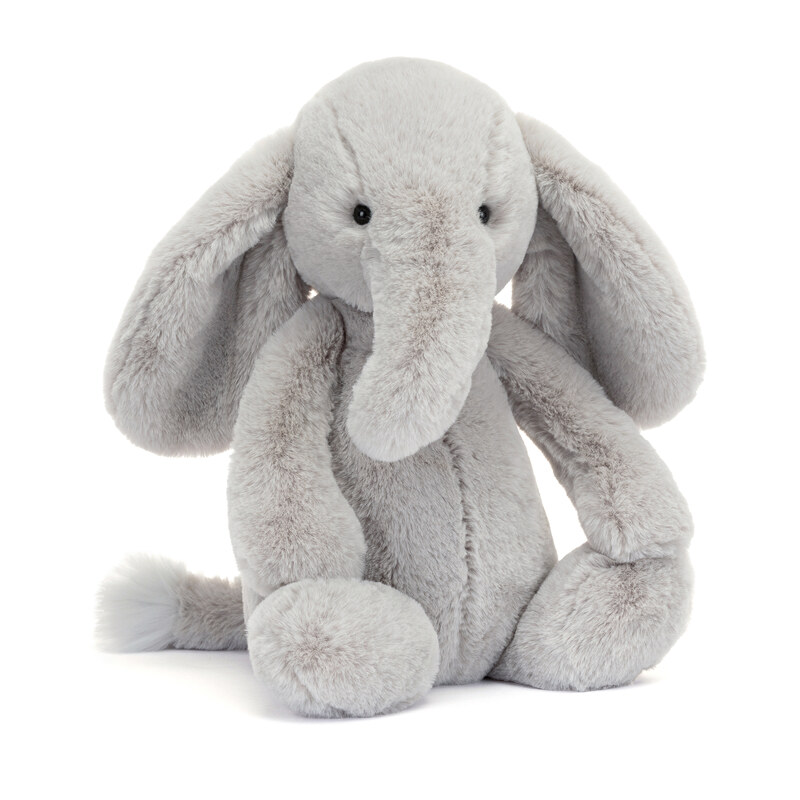 Peluche Elephant Bashful Luxe Thuddeus Original Jellycat cote
