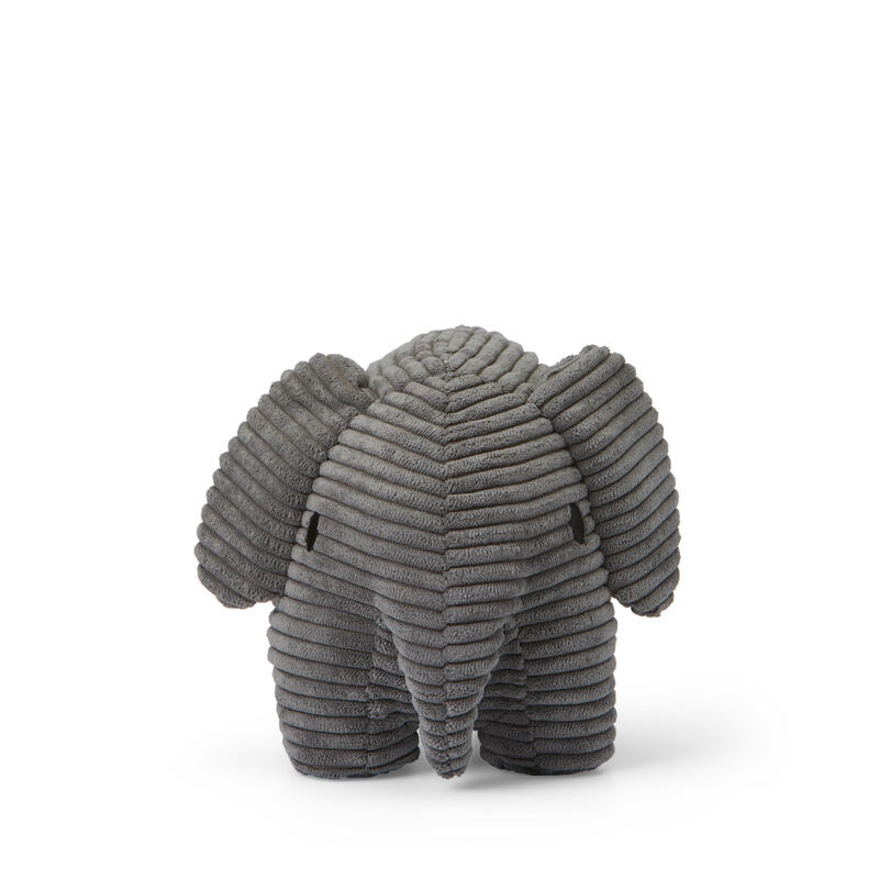 Peluche Elephant Velours Côtelé 23cm Bon Ton Toys