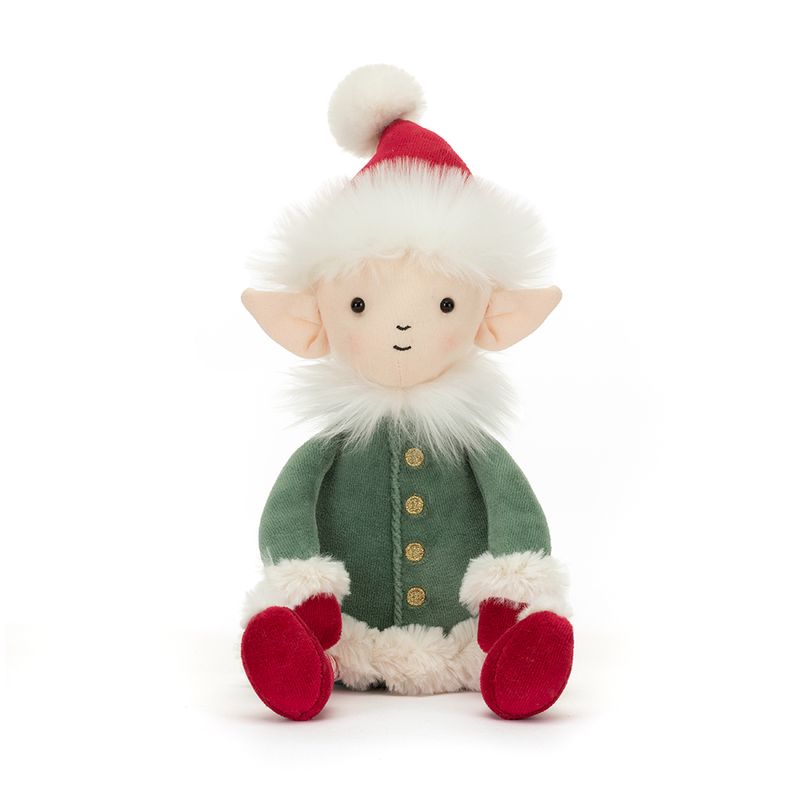 Peluche Elfe Leffy Jellycat face