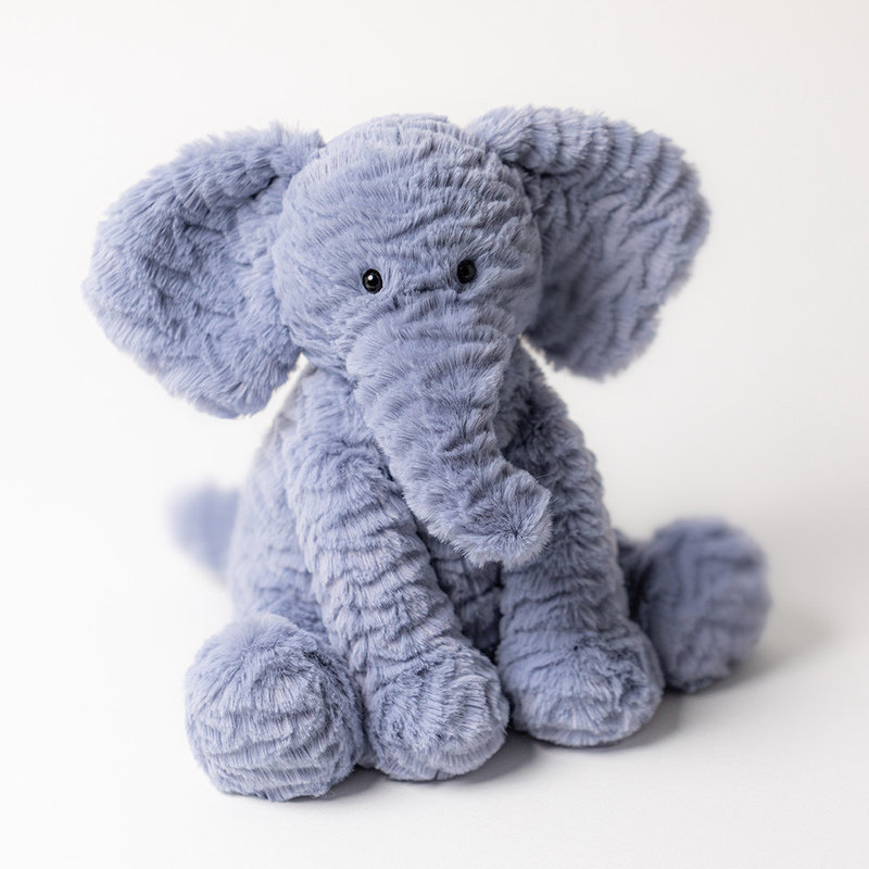 Peluche Fuddlewuddle Elephant Medium Jellycat côté 2