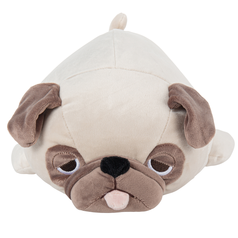 Peluche Hana le Bulldog 27 cm NEMU NEMU face