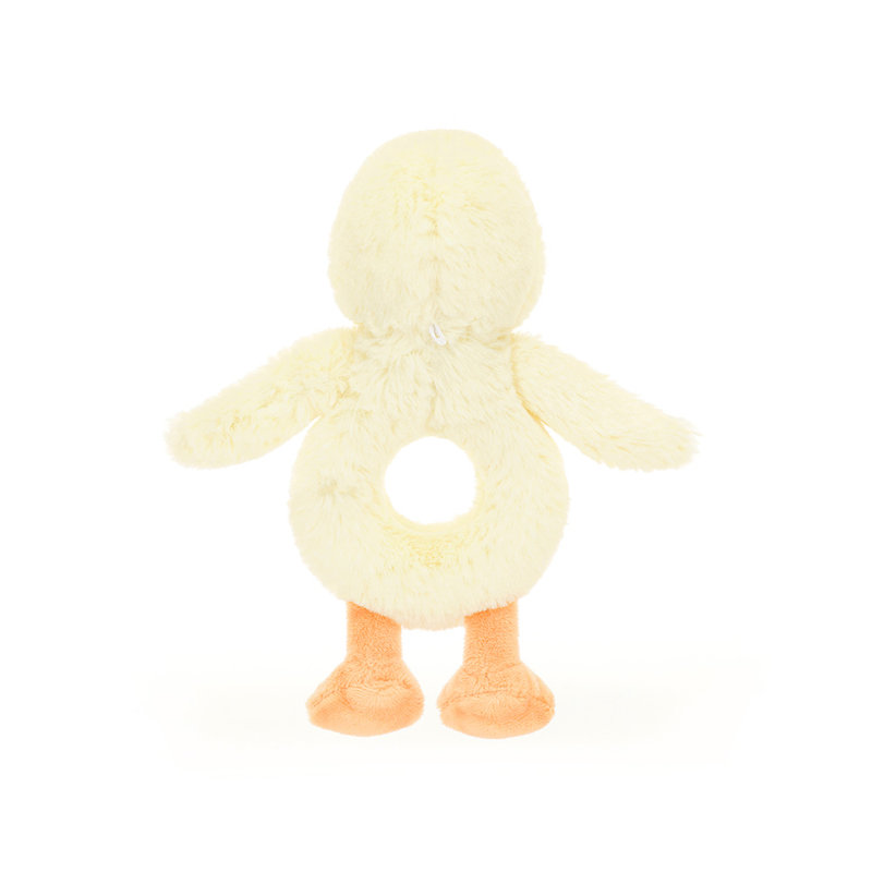 Peluche Hochet Canard Bashful Duckling Jellycat dos