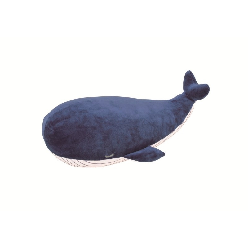 Peluche Kanaroa la Baleine 46 cm Nemu Nemu produit face