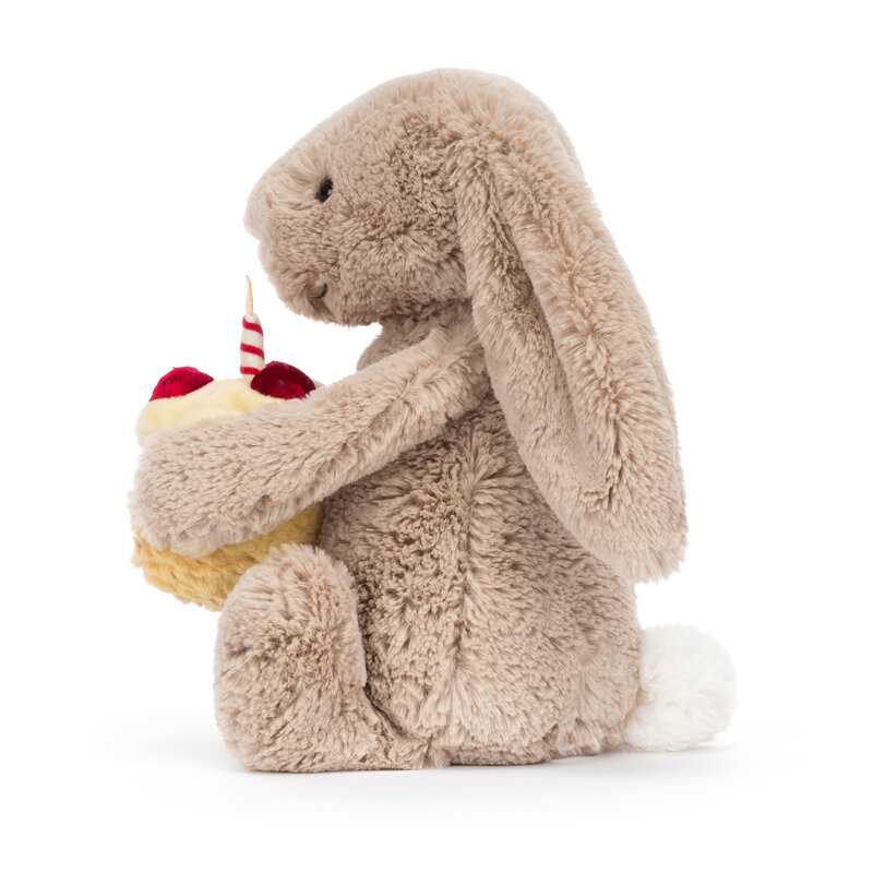 Peluche Lapin Bashful Beige Anniversaire Jellycat profil