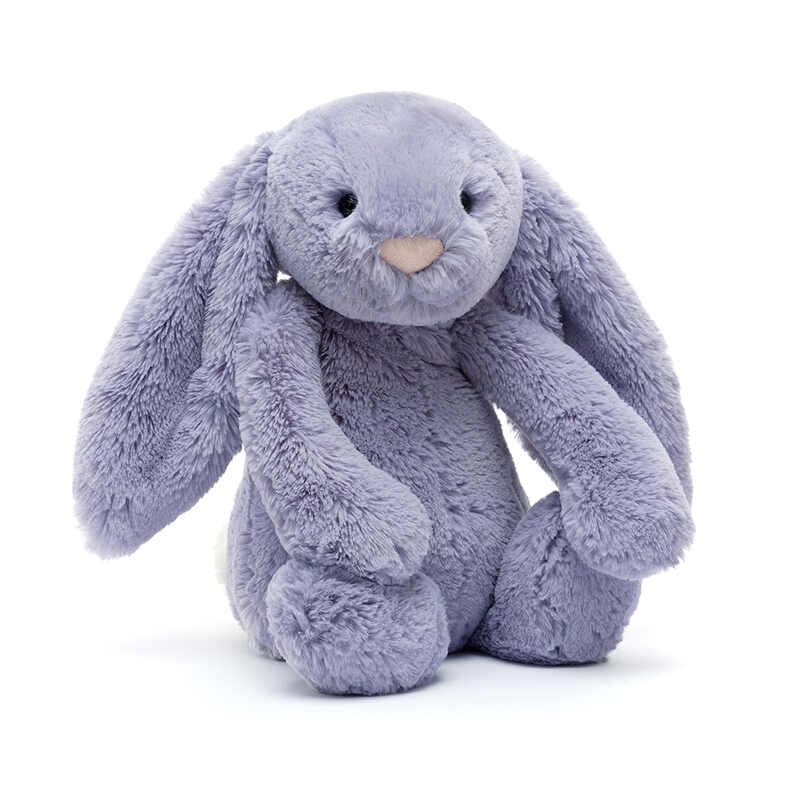 Peluche Lapin Bashful Bunny Medium Viola Jellycat produit face