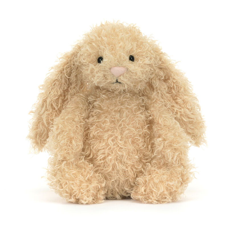 Peluche Lapin Bashful Luxe Bunny Curly Original Jellycat face