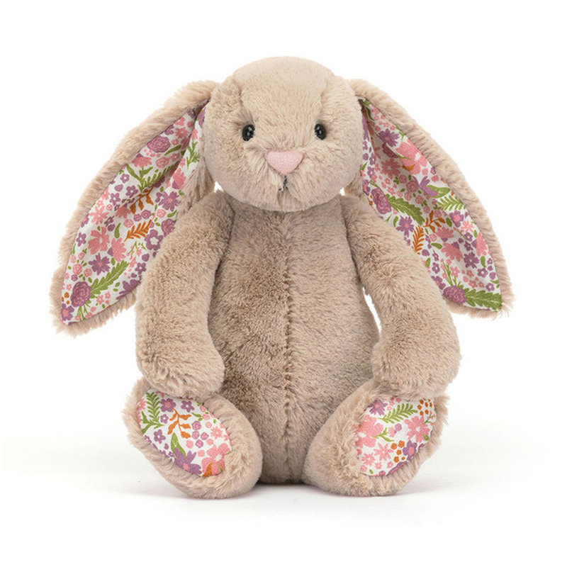 Peluche Lapin Blossom Beige Bunny 'Petal' Small Jellycat face