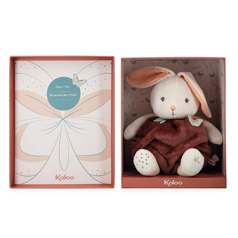 Peluche Lapin Bulle D'Amour Cannelle 30 cm Kaloo packaging