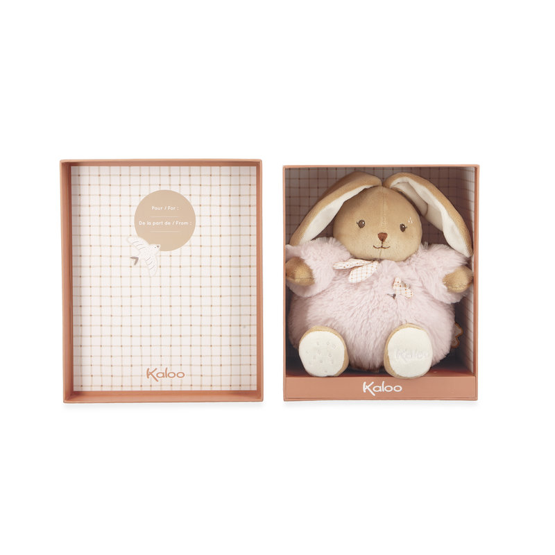 Peluche Lapin rose Patapouf 17 cm Kaloo produit dans boîte