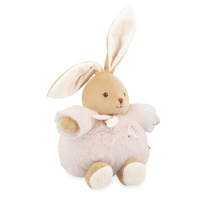 Peluche Lapin rose Patapouf 17 cm Kaloo profil 2