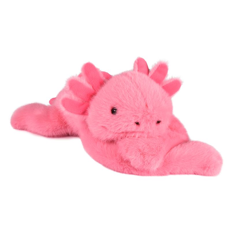 Peluche lestée Axolotl 50 cm Podcoll Histoire d'Ours de profil