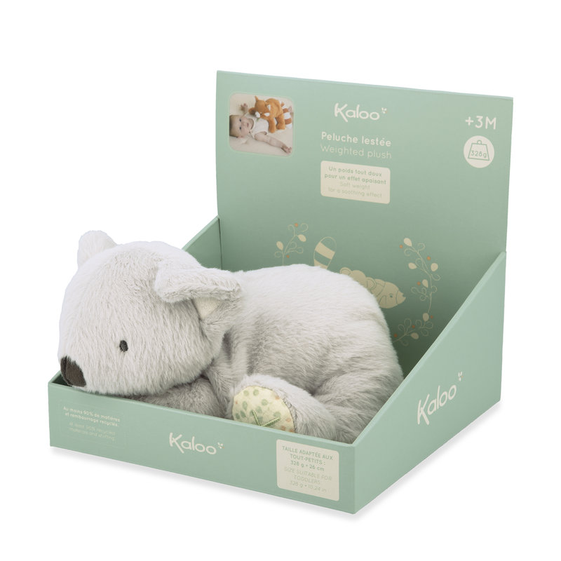 Peluche lestée Koala 28 cm Kaloo boîte profil