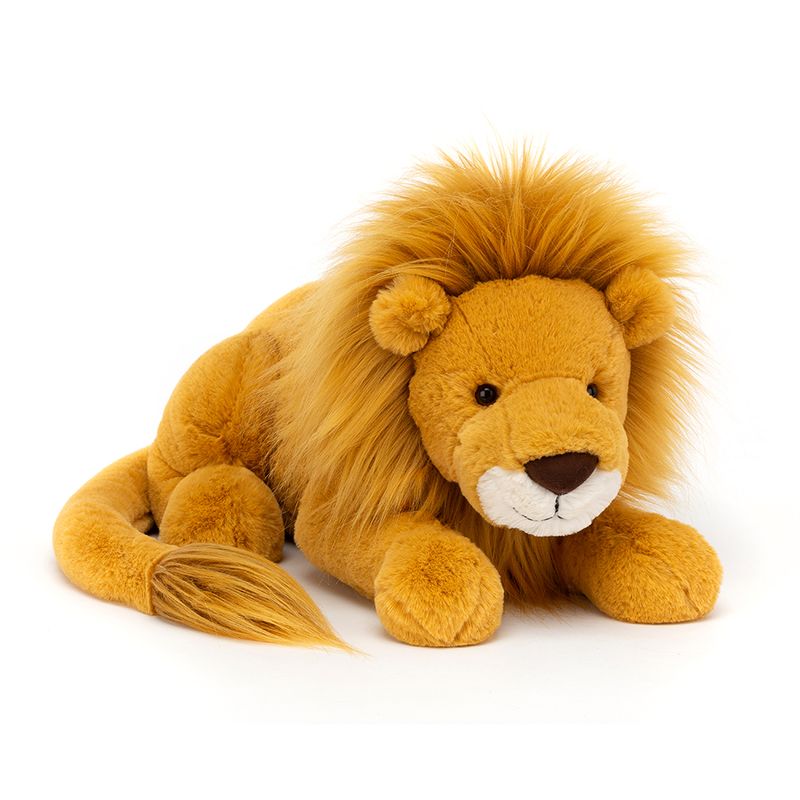 Peluche Louie Lion Little Jellycat profil