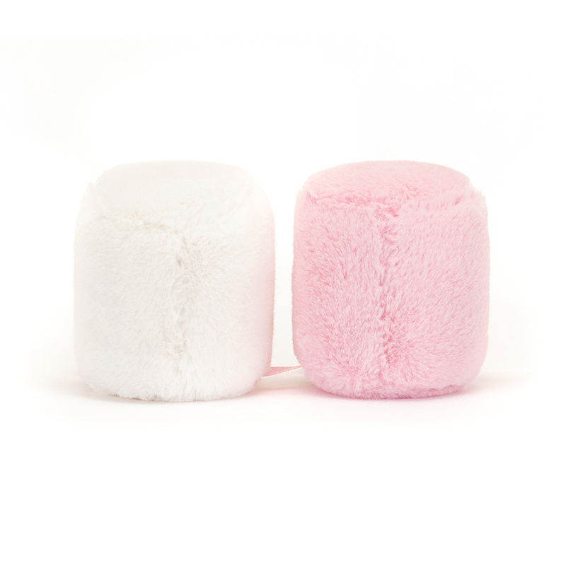 Peluche Marshmallows Rose et Blanc Amuseable Jellycat dos