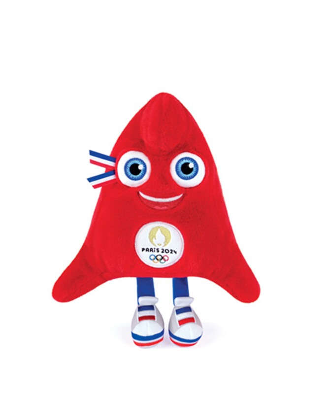 Peluche Mascotte Officielle Jeux Olympiques Paris 2024 27 cm Doudou et Compagnie produit face