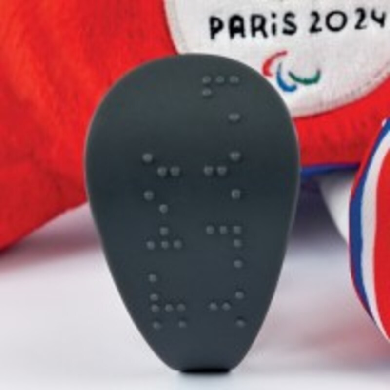 Peluche Mascotte Officielle Jeux Paralympiques Paris 2024 30 cm Doudou et Compagnie braille