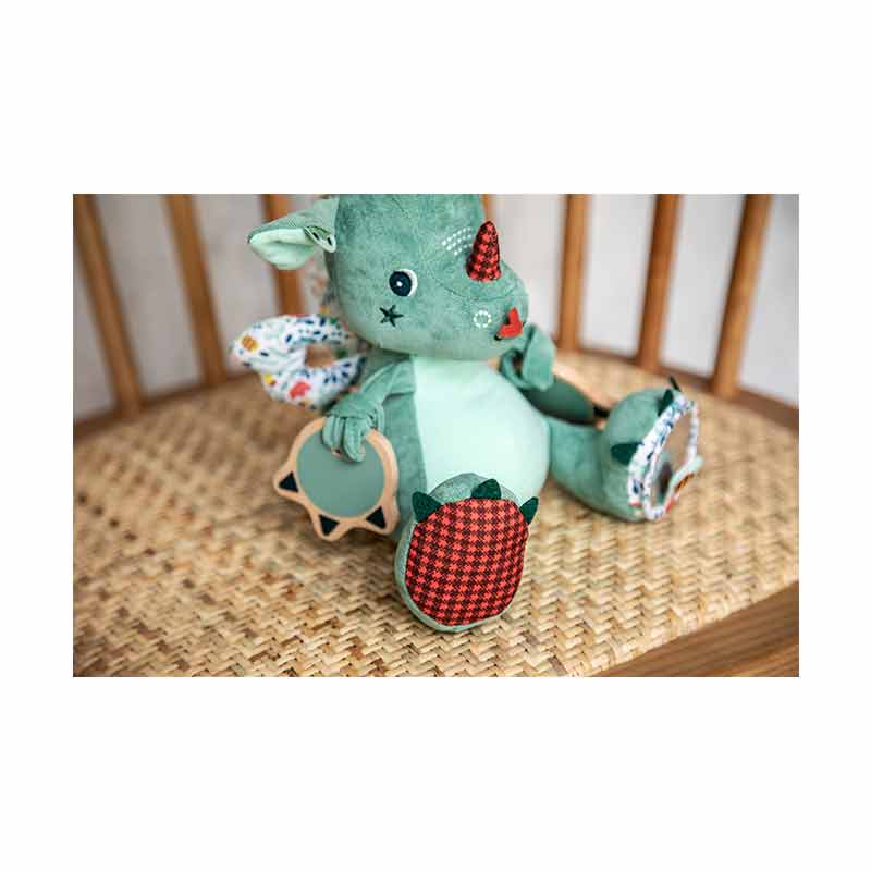 Peluche multi-activités Joe le Dragon Lilliputiens Situation