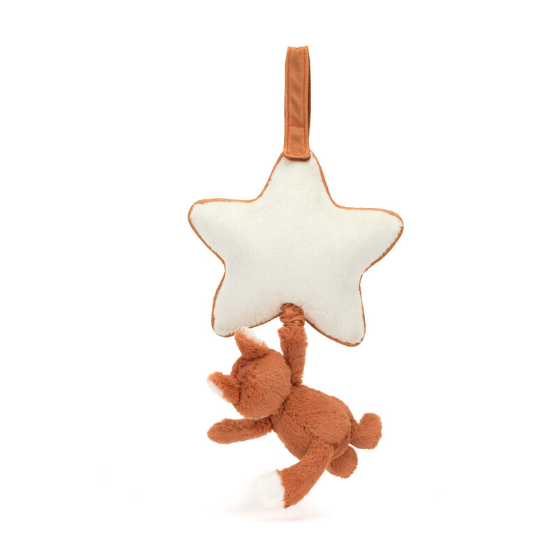 Peluche musicale Bashful Fox Jellycat arriere