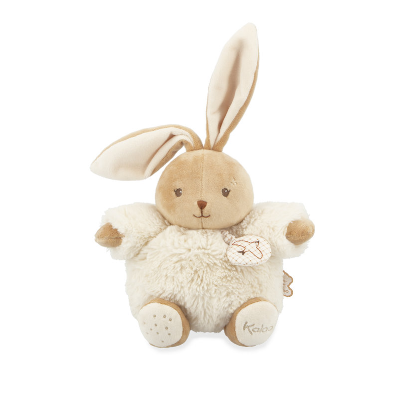 Peluche Musicale Lapin Crème 17 cm kaloo face assit
