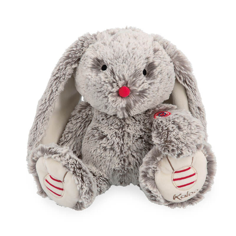 Peluche Musicale Lapin Gris Prestige Léo Kaloo