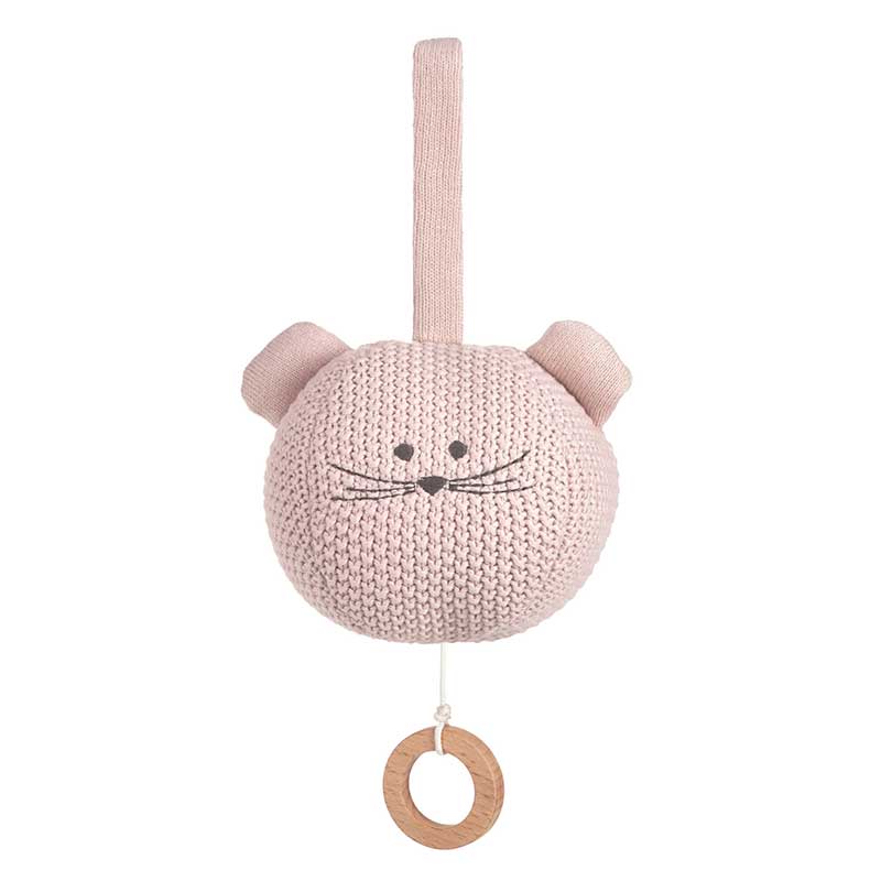 Peluche musicale tricotée Little Chums Souris Lässig