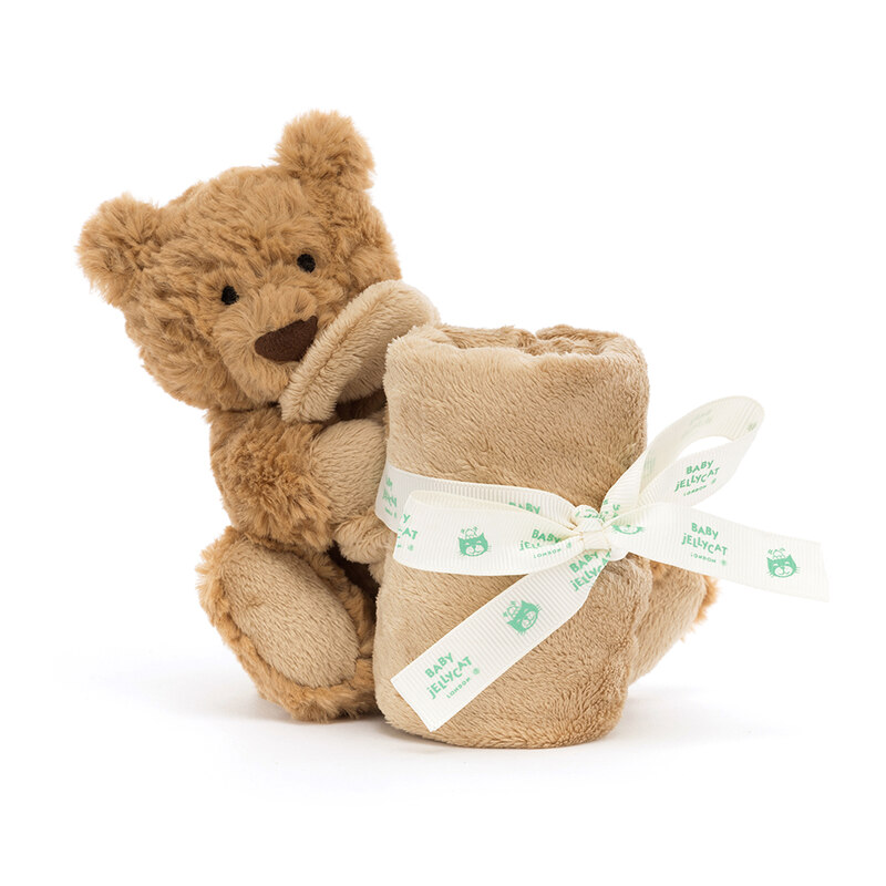 Peluche Ours Bartholomew avec doudou Jellycat cote
