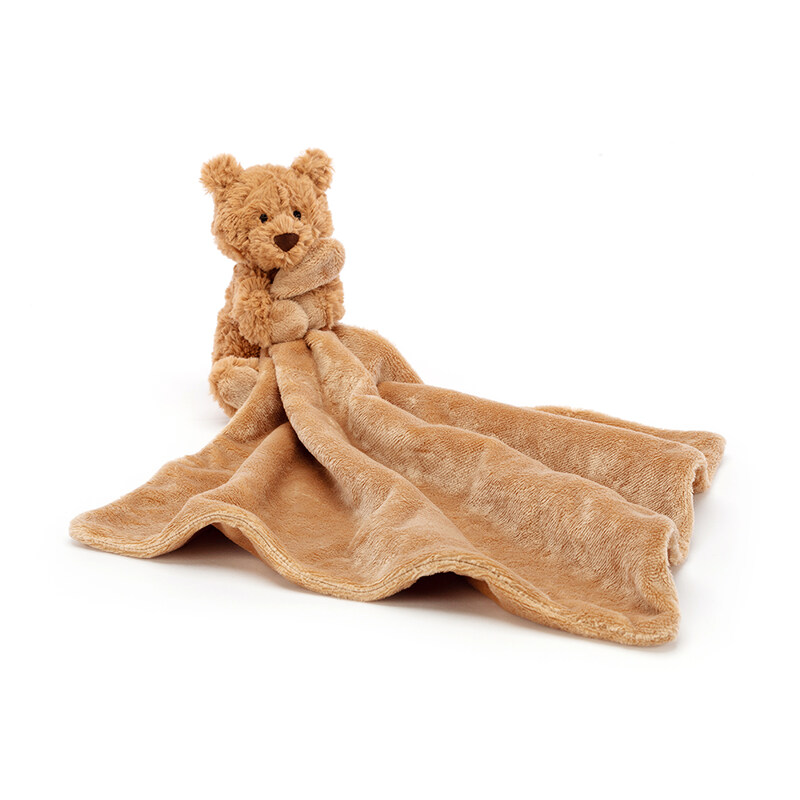 Peluche Ours Bartholomew avec doudou Jellycat deplier