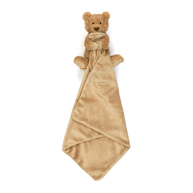 Peluche Ours Bartholomew avec doudou Jellycat dessus