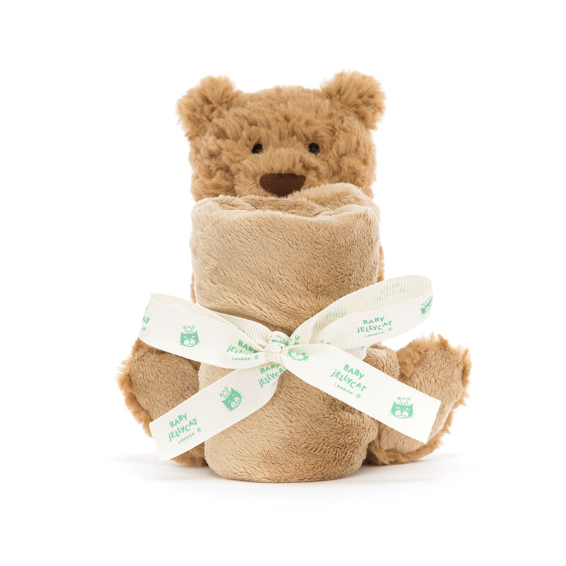 Peluche Ours Bartholomew avec doudou Jellycat face