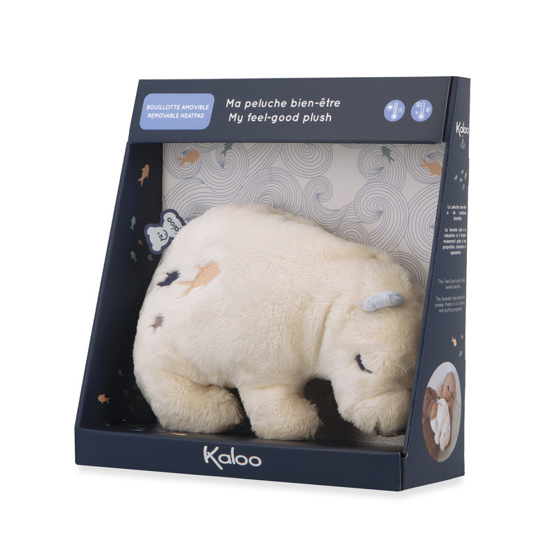 Peluche Ours Bien-Etre 15 cm Kaloo dans boîte profil 2 