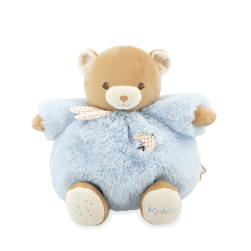 Peluche Ours Bleu Patapouf 25 cm Kaloo assit 