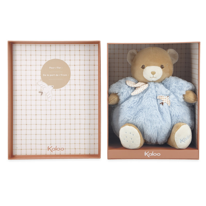 Peluche Ours Bleu Patapouf 25 cm Kaloo peluche dans la boîte  
