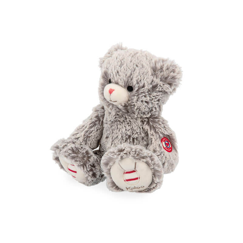 Peluche Ours Gris Prestige Maé 24 cm Kaloo profil