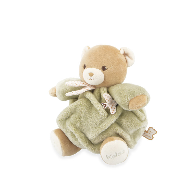 Peluche Ours Vert Patapouf 17 cm Kaloo cote 1