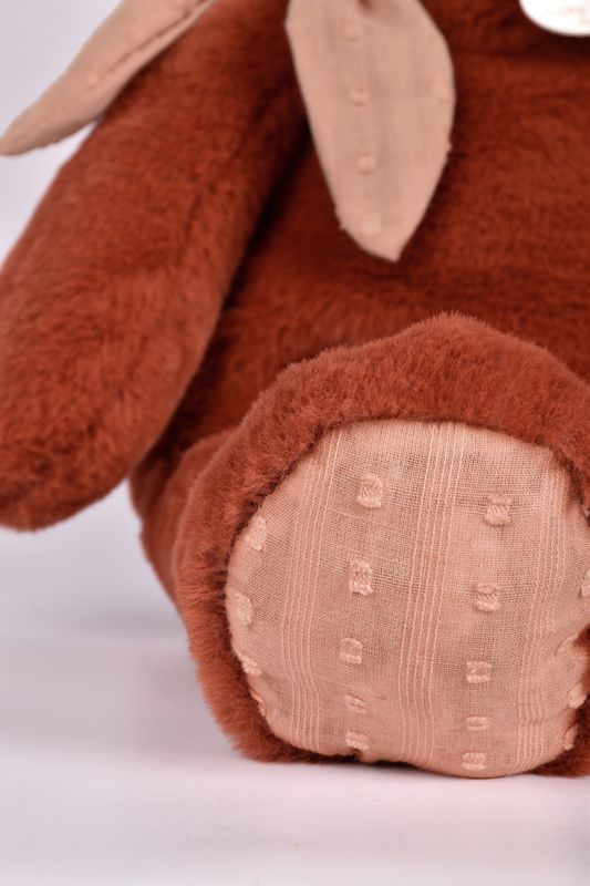 Peluche Pantin Renard 40 cm Doudou et Compagnie zoom sur la patte