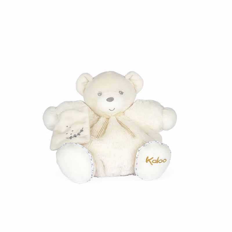 Peluche Perle Patapouf Ourson Crème Médium Kaloo