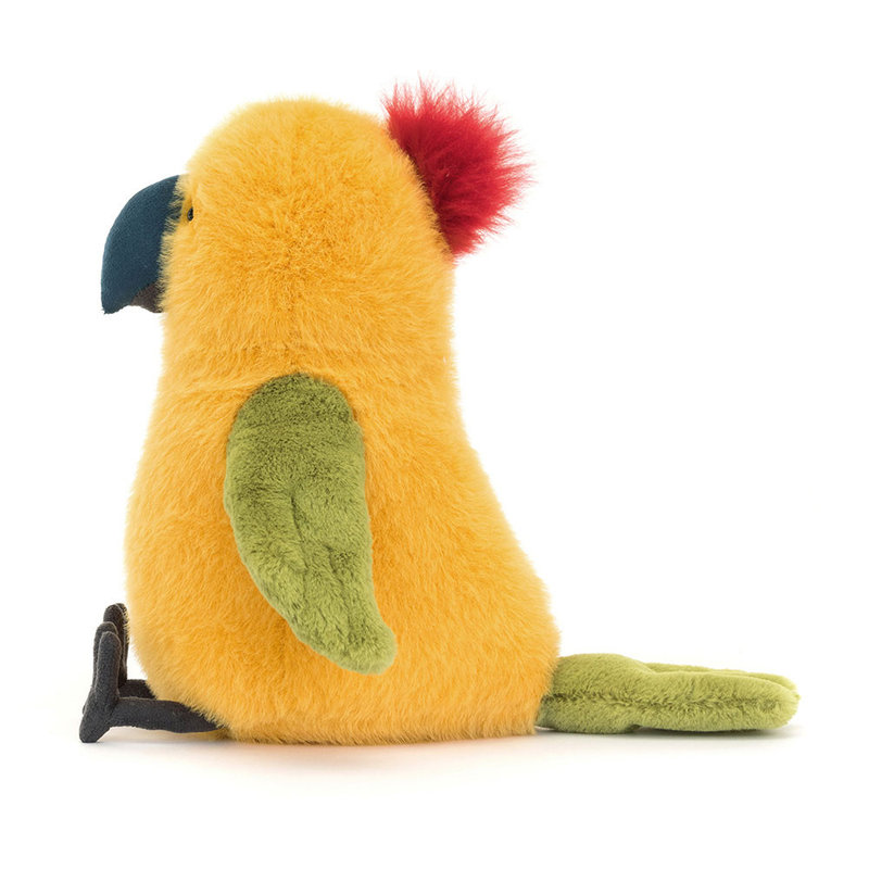 Peluche Perroquet Budgeby Parrot Jellycat profil