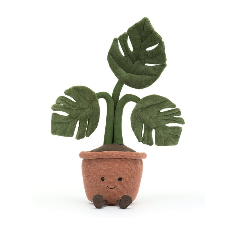 Peluche plante Amuseable Monstera Jellycat avant