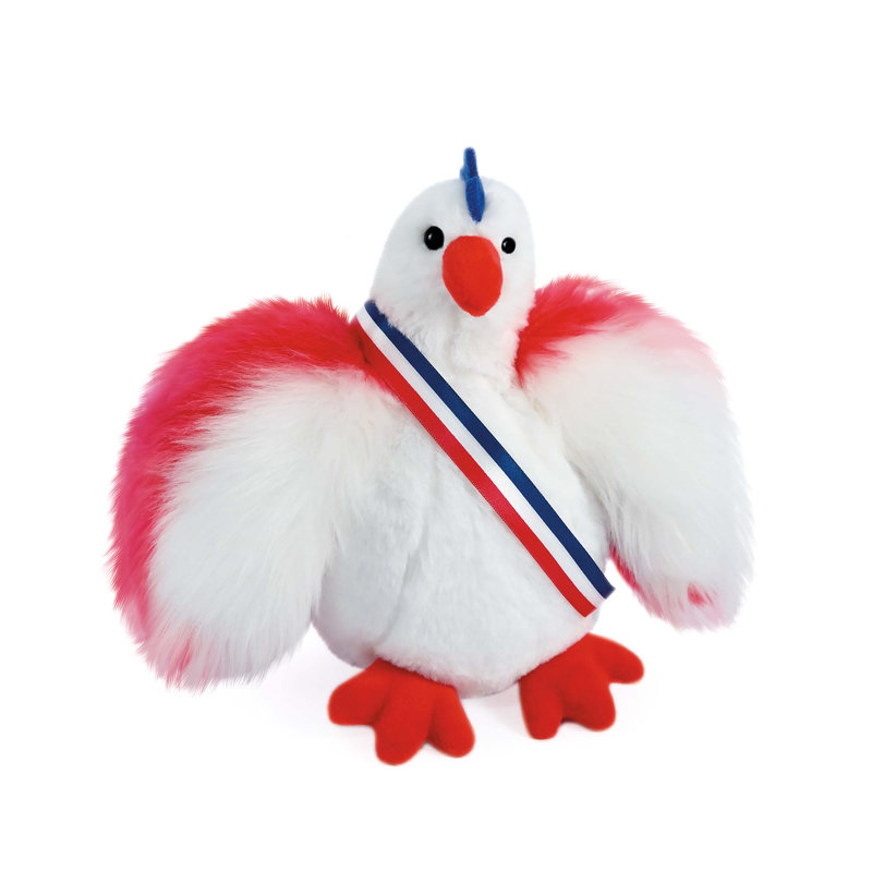 Peluche Poule Fabrication Française 20 cm Doudou et Compagnie produit