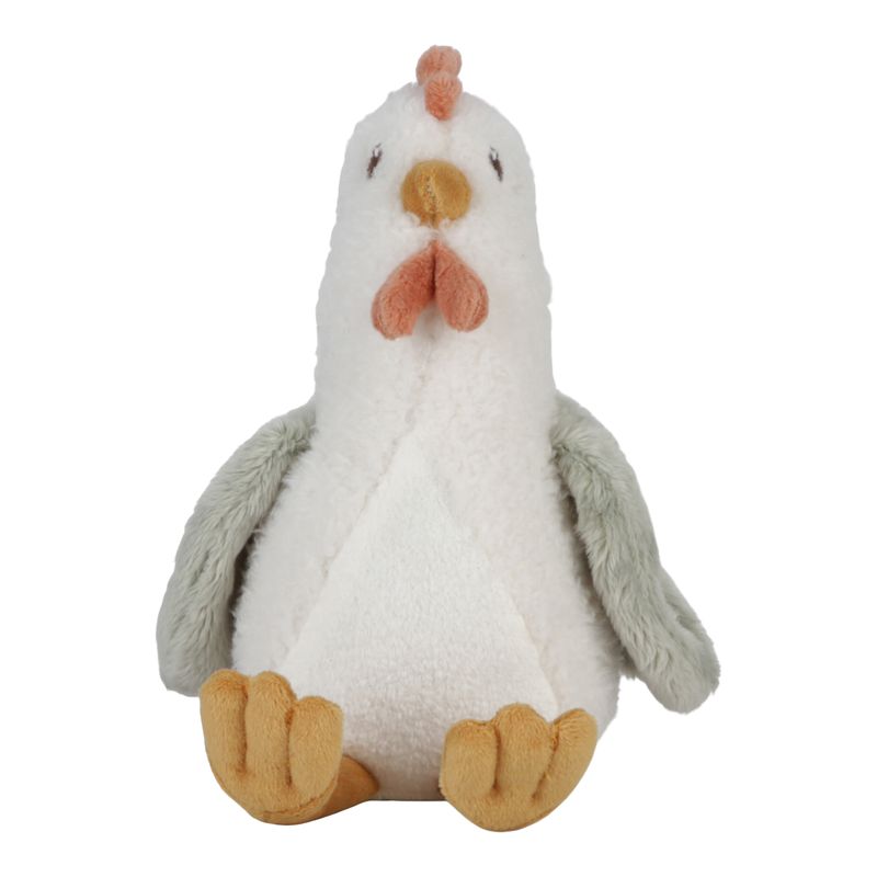 Peluche Poule Little Farm 17 cm Little Dutch face