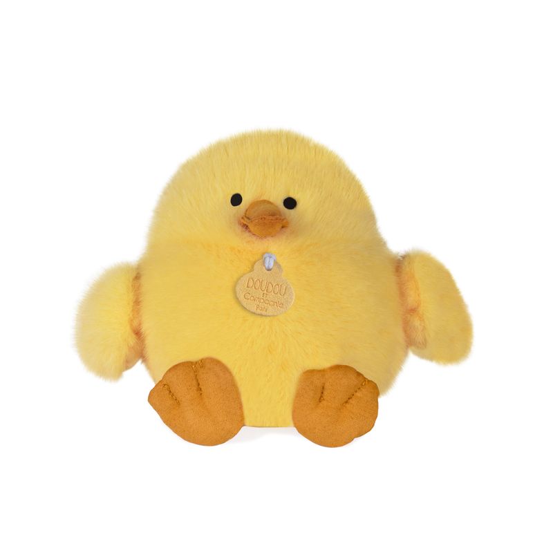 Peluche Poussin Jaune Piou Doudou et Compagnie de face