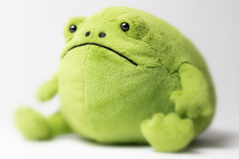 Peluche Ricky la Grenouille Jellycat lifestyle