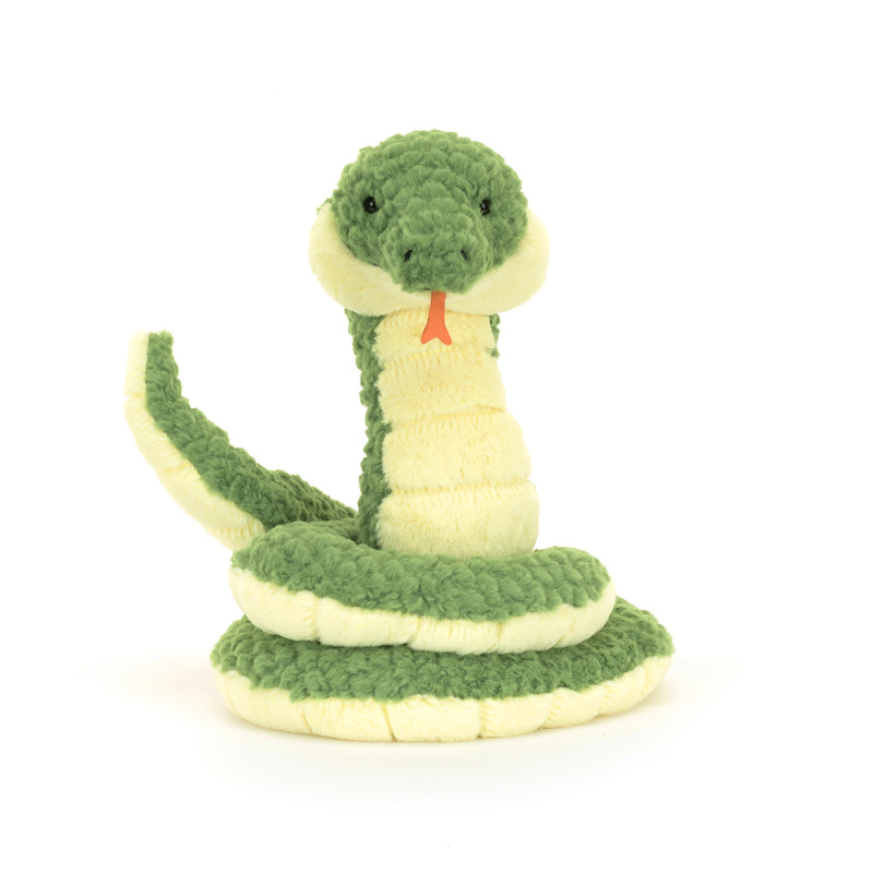 Peluche Serpent Cizi Snake Jellycat face