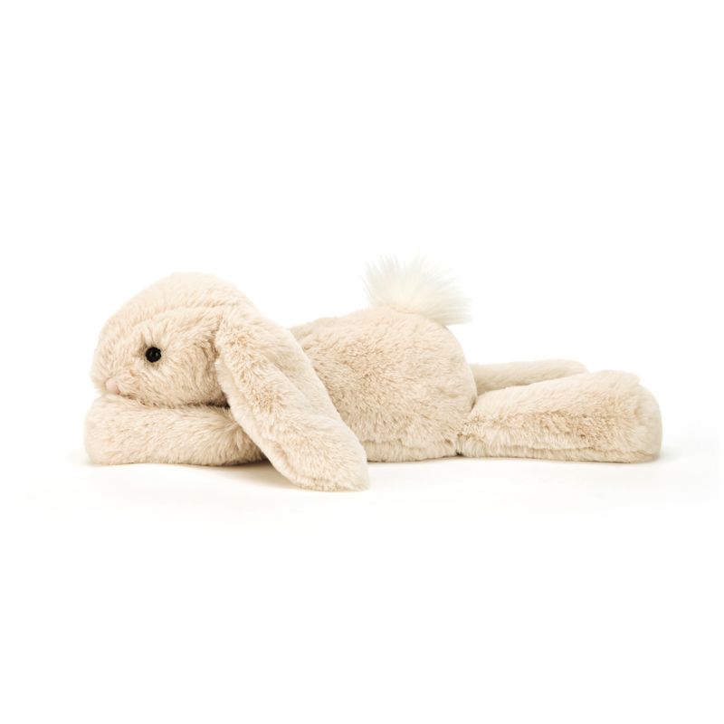 Peluche Smudge Rabbit Medium Jellycat vue de côté