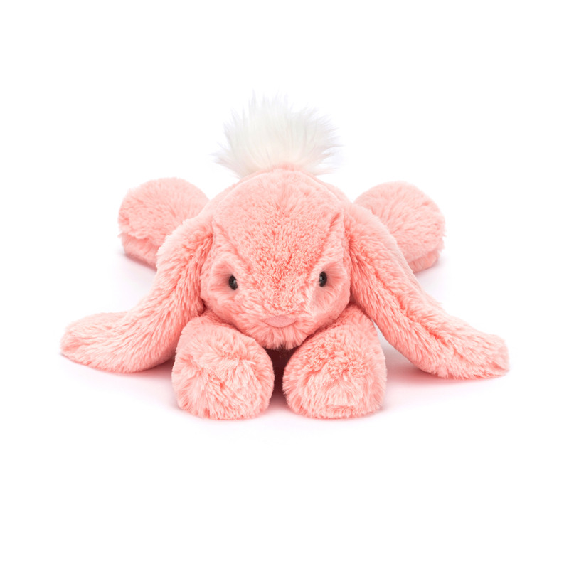 Peluche Smudge Rabbit Original Apricot Jellycat face