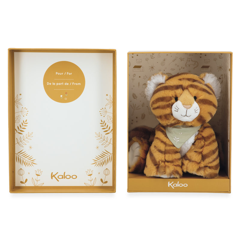 Peluche Tigre Papaye 17 cm Kaloo produit dans boîte